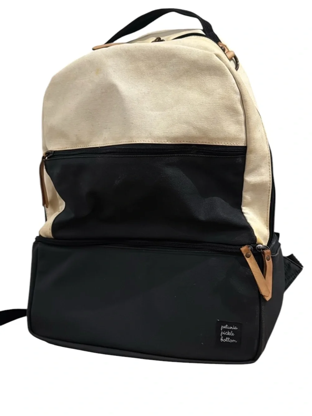 Petunia Pickle Bottom Axis Backpack in Birch/Black